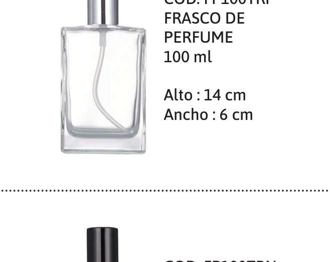Frasco de Perfume 100 ml